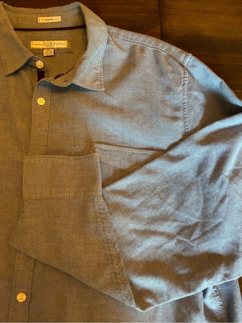 PD&C light blue Men's Button-Up Shirt